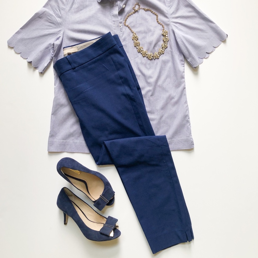 Banana Republic Sloan Fit pants in navy
